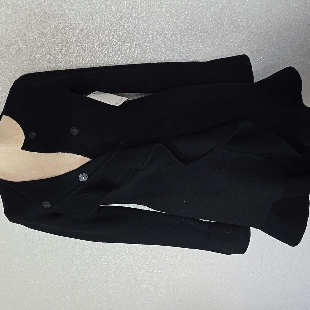 Goen. J Elegant Black Women's Coat - Picture 9 of 14